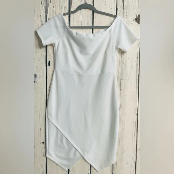 Charlotte Russe Dresses | Charlotte Russe Dress White Off The Shoulder Size L Nwt | Color: White | Size: L | Slbritton's Closet Charlotte Russe Dresses | Charlotte Russe Dress White Off The Shoulder Size L Nwt | Color: White | Size: L | Slbritton's Closet